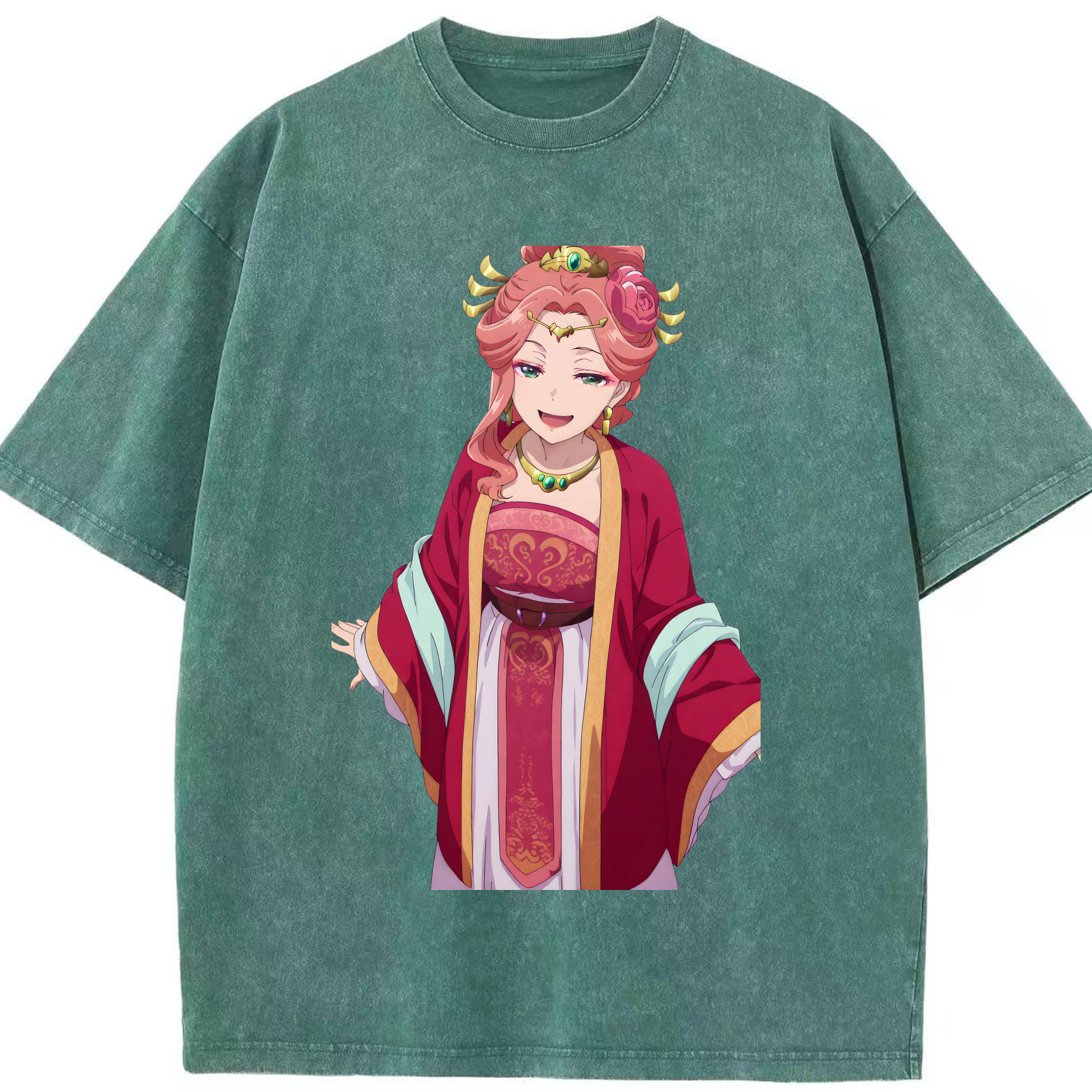 （画像用） 薬屋のひとりごと The Apothecary Diaries 綿100% ヴィンテージ風 半袖Tシャツ（フロントプリント）